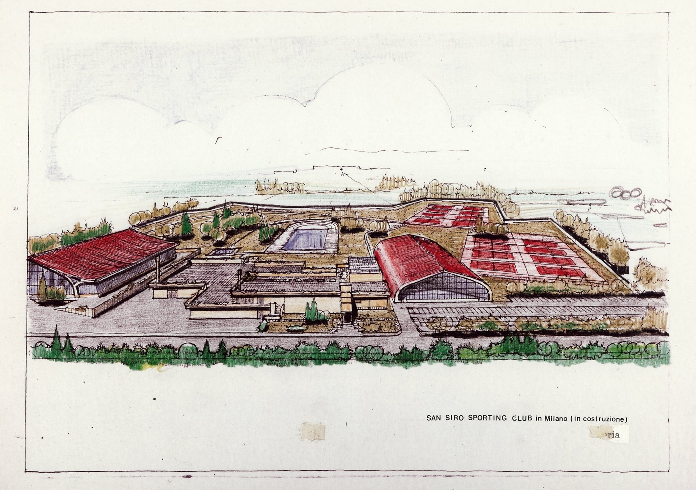 Progetto per l'Harbour club di Milano
